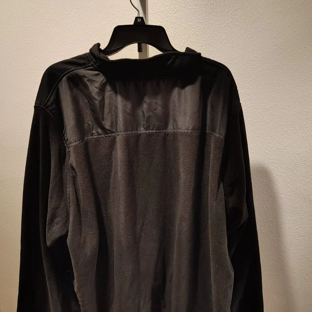 Starter Men's Black Fleece Jacket Size 3XL Polyester